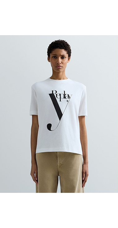 コットンジャージーY Tシャツ｜REPLAY リプレイ公式通販サイト